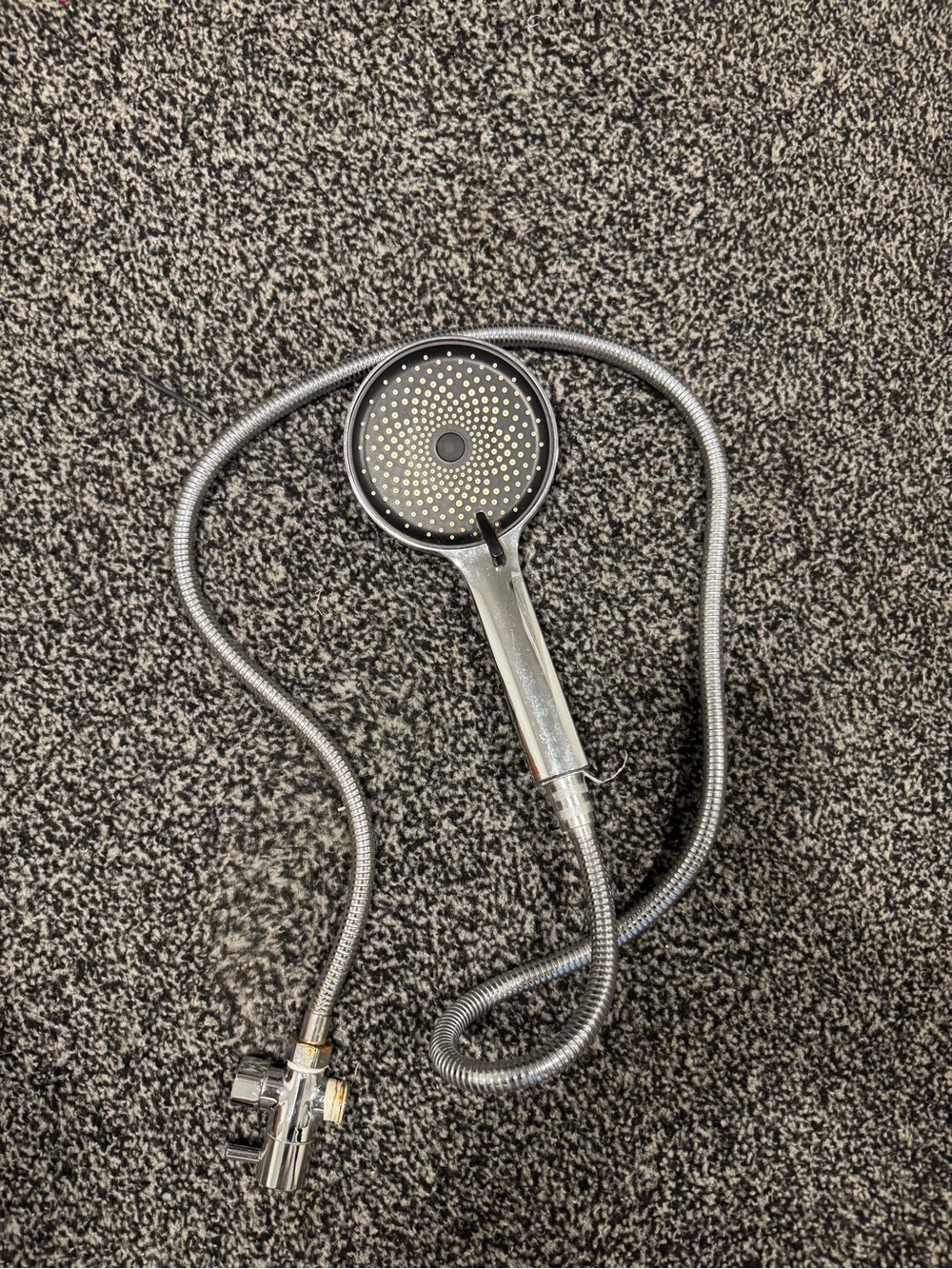 Amazon Chrome Handheld Shower Head with Flexible Hose